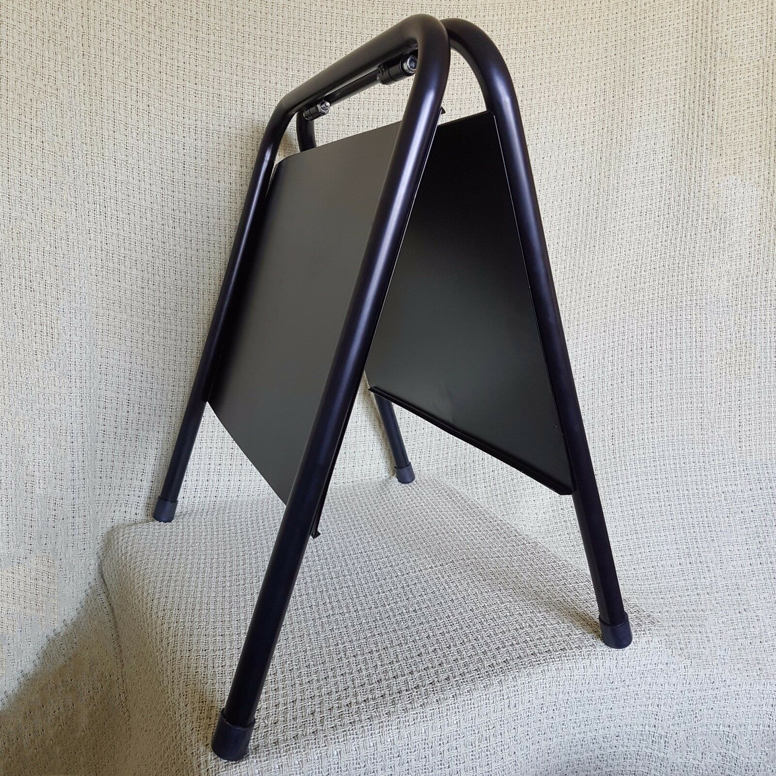 Small Black A-frame/Sandwich Board Advertising Display Stand - Real Estate Sign
