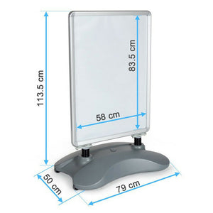 Outdoor A1 Double Sided Snap Frame Advertising Poster Stand Display Board V1.0 on Water base Waterbase
