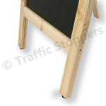 Wooden A-frame/Sandwich Chalkboard Advertising Display Black Board Poster Stand