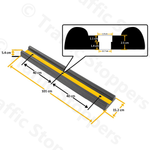 Heavy-Duty Rubber Wall and Corner Protector Guards - Carpark & Warehouse Safety