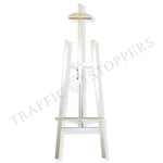 Portable Easel Front View Adjusted Traffic Stoppers